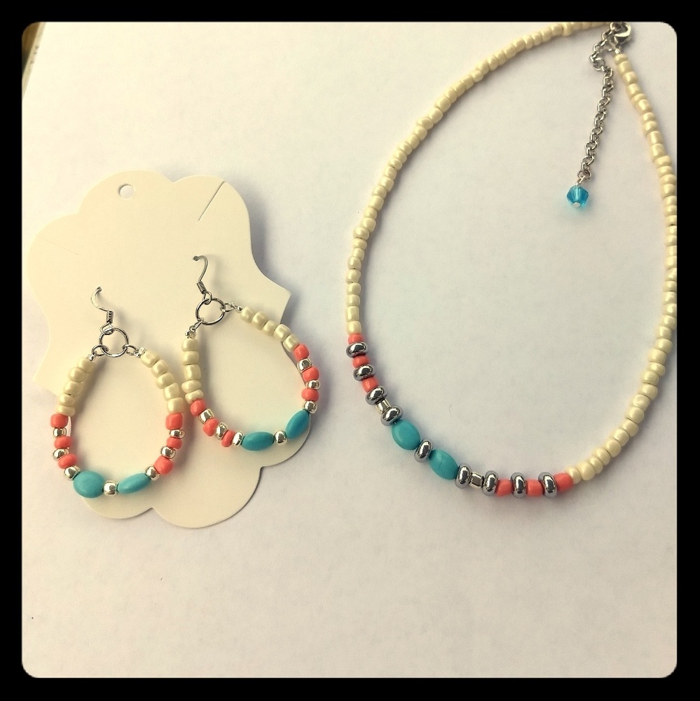 Earrings/Choker Set